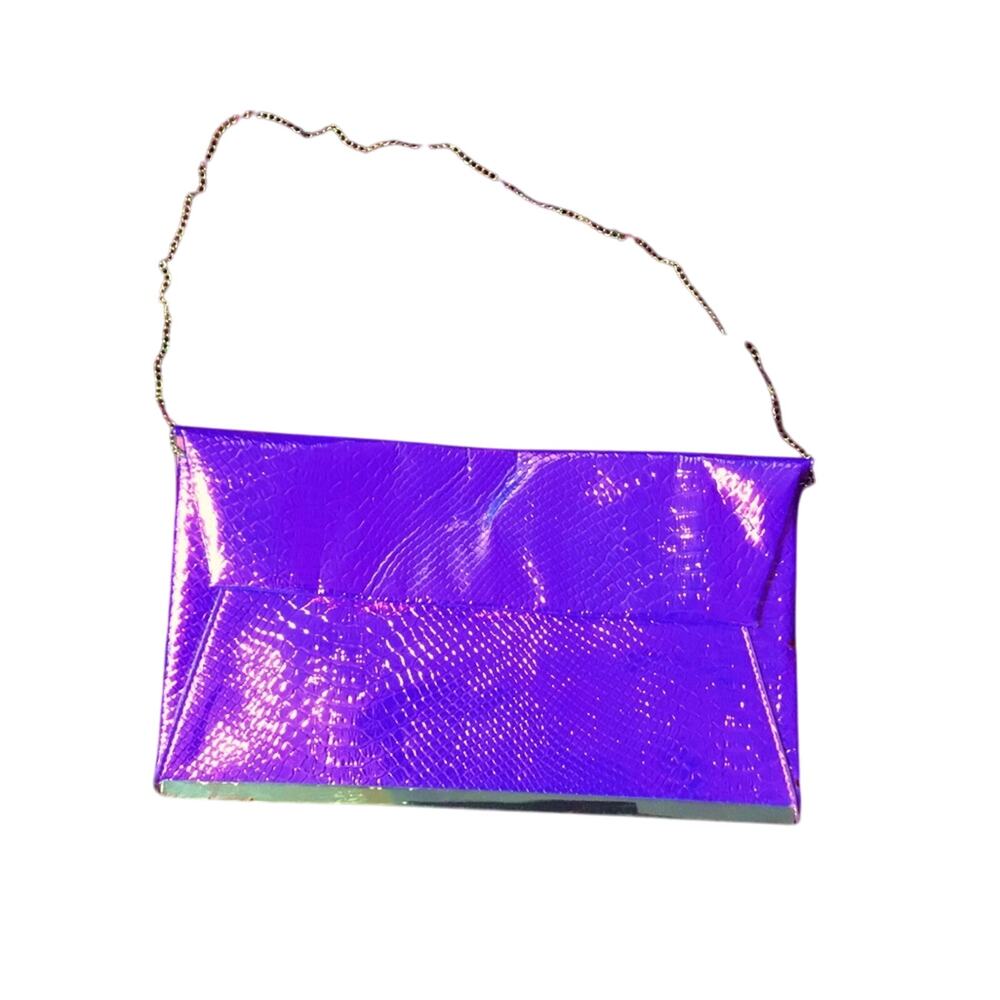 New Look Holographic Clutch Purse